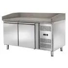Banco pizza refrigerato in acciaio inox Allforfood CM2602TN