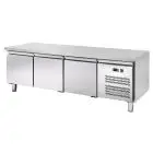 Tavolo refrigerato in acciaio inox Amitek AKU3104TN