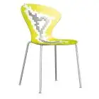 SEDIA BIG BANG - MOD. BIG BANG - STRUTTURA IN METALLO 4 GAMBE - SCOCCA IN TECNOPOLIMERO MULTICOLORE - PER USO INTERNO/ESTERNO - DIM. cm L 46 x P 52 x H 81 - NORMA CE