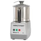 BLIXER CUTTER OMOGENEIZZATORE DA BANCO - Mod. BLIXER 4-3000 - Capacità vasca in ACCIAIO INOX lt 4,5 - Numero porzioni: da 2 a 15 (porzioni da 200 gr) - 1 velocità - Potenza W 900 - Dimensioni cm L 24,2 x P 33,2 x 47,9h
