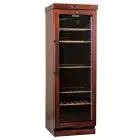 Vetrina espositiva refrigerata per vino - Mod CANTINETTA 1P - Ventilata - Temperatura +3°/+16°C - Capacità Lt  345 - Dimensioni cm L 64,3 x P 62 x h 183,7