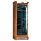VETRINA REFRIGERATA PER VINO - Mod. ENY 420 N NM - STATICO - TEMPERATURA °C +4/+18 - N. 1 PORTA IN VETRO - STRUTTURA IN LEGNO NOCE MEDIO - CAPACITA' LORDA Lt. 382 - CAPACITA' NETTA Lt. 342 - POTENZA W 230 - ALIMENTAZIONE 220/50Hz MONOFASE - DIMENSIONI cm 