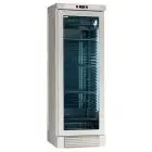 VETRINA REFRIGERATA PER VINO - Mod. ENY 420 N WHITE - STATICO - TEMPERATURA °C +4/+18 - N. 1 PORTA IN VETRO - STRUTTURA IN LEGNO FRASSINO SBIANCATO - CAPACITA' LORDA Lt. 382 - CAPACITA' NETTA Lt. 342 - POTENZA W 230 - ALIMENTAZIONE 220/50Hz MONOFASE - DIM