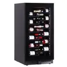 VETRINA REFRIGERATA PER VINO - Mod. EY120I1VD NL - VENTILATO - TEMPERATURA °C +2/+20 - N. 1 PORTA IN VETRO - STRUTTURA IN LAMIERA VERNICIATA NERA - CAPACITA' LORDA Lt. 273 - POTENZA W 115 - ALIMENTAZIONE 220/50Hz MONOFASE - DIMENSIONI cm L 59,5 x P 69 x H