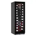 VETRINA REFRIGERATA PER VINO - Mod. EY180I1VD NL - VENTILATO - TEMPERATURA °C +2/+20 - N. 1 PORTA IN VETRO - STRUTTURA IN LAMIERA VERNICIATA NERA - CAPACITA' LORDA Lt. 438 - POTENZA W 130 - ALIMENTAZIONE 220/50Hz MONOFASE - DIMENSIONI cm L 59,5 x P 69 x H