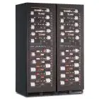 VETRINA REFRIGERATA PER VINO - Mod. EY355I4VD NL - VENTILATA - 4 ZONE DI TEMPERATURA 2 x +2°/+12°C / 2 x +12°/+ +20°C - N. 2 PORTE IN VETRO - STRUTTURA IN LAMIERA VERNICIATA NERA - CAPACITA' LORDA Lt. 868 - POTENZA W 260 - ALIMENTAZIONE 220/50Hz MONOFASE 