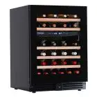 VETRINA REFRIGERATA PER VINO - Mod. EY46I2VD NL - VENTILATO - TEMPERATURA °C +12/+20 / +2/12 °C - N. 1 PORTA IN VETRO - STRUTTURA IN LAMIERA PREVERNICIATA - CAPACITA' LORDA Lt. 148 - CAPACITA' NETTA Lt. 143 - POTENZA W 95 - ALIMENTAZIONE 220/50Hz MONOFASE