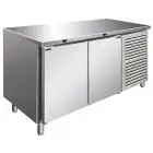 Tavolo refrigerato in acciaio inox con temperatura combinata positiva e negativa Klimaitalia CXF 2100 BTN