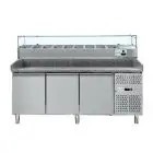 Banco pizza refrigerato in acciaio inox ILINE DB3600TN38