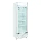 ARMADIO FRIGORIFERO - Mod. DC 388 C - N. 1 PORTA IN VETRO - REFRIGERAZIONE STATICA - CAPACITA' LT 350 - TEMPERATURA +1º/+10°C - Dim. cm L 60 x P 57 x h 183,5 - Norma CE