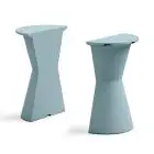 BASE - MOD. MEZZA GAMBA DOT - SET. N. 2 PZ - STRUTTURA IN POLIETILENE - PER USO INTERNO ED ESTERNO - DIM. cm L 51 x P 26 x h 73 - NORMA CE