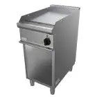 Fry Top elettrico professionale piastra liscia in acciaio Allforfood G7NUP1DCN linea SIMPLE