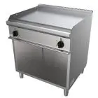 Fry Top elettrico professionale piastra liscia in acciaio Allforfood G7NUP2DCN linea SIMPLE