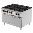 Cucina a gas 6 fuochi con forno a gas Desco FAG93M0 linea BOHEME