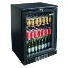 ESPOSITORE REFRIGERATO IN LAMIERA VERNICIATA E ALLUMINIO - PER BIBITE - Mod. G-BC1PB87 - VENTILATO - CAPACITA' Lt 129 - N. 1 PORTA VETRO - TEMPERATURA +2°/+8°C - Dim. cm L 60 x P 53,5 x h 87 - Norma CE