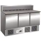 Saladette e banco pizza refrigerato in acciaio inox Forcar G-PS903