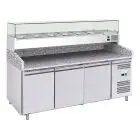 Banco pizza refrigerato in acciaio inox Forcold G-PZ3600TN33 FC