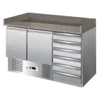 Banco pizza refrigerato in acciaio inox Forcar G-S903PZCASSV