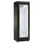 Armadio frigorifero - Mod GN 400 G TN BLK - Statico con agitatore - Gastronorm 2/1 (cm 65 x 53) - N 1 porta vetro - Capacità Lt 400 - Temperatura +2°/+10º C - Dimensioni cm L 60 x P 62,5 x h 186