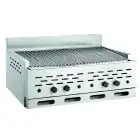 GRIGLIE PIETRA LAVICA - MOD. 2100/R2B - VERSIONE DA BANCO - POTENZA Kw/h 22,52 - ALIMENTAZIONE METANO-GPL - DIM. cm L 89 x P 70 x h 37 - NORMA CE