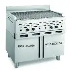 GRIGLIE PIETRA LAVICA - MOD. 2100/R2P - VERSIONE MONOBLOCCO A GIORNO - POTENZA Kw/h 22,52 - ALIMENTAZIONE METANO-GPL - DIM. cm L 89 x P 70 x h 85 - NORMA CE