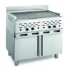 GRIGLIE PIETRA LAVICA - MOD. 2100/R2M - VERSIONE MONOBLOCCO ARMADIATO - POTENZA Kw/h 22,52 - ALIMENTAZIONE METANO-GPL - DIM. cm L 89 x P 70 x h 85 - NORMA CE