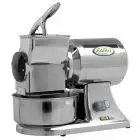 GRATTUGIA - MOD. GRAGSM3 - MOTORE MAGGIORATO - ALIMENTAZIONE V 230/400/50Hz TRIFASE - POTENZA Kw 1,1 (1,5 Hp) - PRODUZIONE ORARIA Kg 90 - DIM. cm L 22 X P 42 X h 38 - NORMA CE