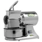 GRATTUGIA - MOD. GRAGSM1 - MOTORE MAGGIORATO - ALIMENTAZIONE V 230/50Hz MONOFASE - POTENZA Kw 1,1 (1,5 Hp) - PRODUZIONE ORARIA Kg 90 - DIM. cm L 22 X P 42 X h 38 - NORMA CE
