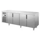 Tavolo refrigerato in acciaio inox Allforfood LVHG7-741