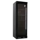 VETRINA REFRIGERATA PER VINO - Mod. ILOOC 40 Y - VENTILATO - TEMPERATURA °C +4/+18 - N. 1 PORTA IN VETRO - STRUTTURA IN LAMIERA VERNICIATA NERA - CAPACITA' LORDA Lt. 382 - CAPACITA' NETTA Lt. 342 - POTENZA W 230 - ALIMENTAZIONE 220/50Hz MONOFASE - DIMENSI
