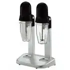 Frullatore per frappè - Mod FANO SASSONIA VV - Con variatore di velocità - 2 bicchieri in tritan lt 0,55 x 2 - Alimentazione 230V monofase - Potenza W 100 + 100 - Dimensioni cm L 30 X P 19,5 X h 48,5