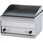 Fry Top elettrico professionale da banco piastra liscia in acciaio Allforfood FTL/2ET linea ELLE