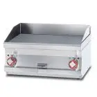 Fry Top elettrico professionale da banco piastra liscia cromata superchrome Allforfood FTLT/66ETS linea ELLE