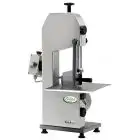 SEGAOSSI A NASTRO - MOD. SEOSA15M - STRUTTURA IN ALLUMINIO ANODIZZATO - ALTEZZA TAGLIO cm 25 - ALIMENTAZIONE V 230/50Hz MONOFASE - POTENZA Kw 0,75 (1,0 Hp) - DIM. Cm L 37 x P 41 x h 81 - NORMA CE