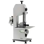 SEGAOSSI A NASTRO - MOD. SEOSA15T - STRUTTURA IN ALLUMINIO ANODIZZATO - ALTEZZA TAGLIO cm 25 - ALIMENTAZIONE V 230/400/50Hz TRIFASE - POTENZA Kw 0,75 (1,0 Hp) - DIM. Cm L 37 x P 41 x h 81 - NORMA CE