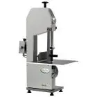 SEGAOSSI A NASTRO - MOD. SEOSA18M - STRUTTURA IN ALLUMINIO ANODIZZATO - ALTEZZA TAGLIO cm 32 - ALIMENTAZIONE V 230/50Hz MONOFASE - POTENZA Kw 0,75 (1,0 Hp) - DIM. Cm L 42 x P 53 x h 91 - NORMA CE