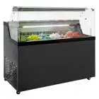 VETRINA GELATERIA - MOD. MIRABELLA C7G - TEMPERATURA -5°/-20° C - CAPACITA' Lt 223 - DIMENSIONI cm L 133,7 x P 67,7 x h 119 - PESO Kg. 124 - NORMA CE
