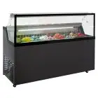 VETRINA GELATERIA - MOD. MIRABELLA H9G - TEMPERATURA -5°/-20° C - CAPACITA' Lt 306 - DIMENSIONI cm L 165,2 x P 67,7 x h 119 - PESO Kg. 136 - NORMA CE