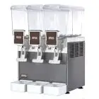DISTRIBUTORE DI BEVANDE FREDDE - MOD. JOLLY 5/3 INOX - PER BEVANDE NON GASSATE - N. 3 BEVANDE - CAPACITA' LT 5 + 5 + 5 - Dim. cm. L 37 x P 39 x h 55 - NORMA CE