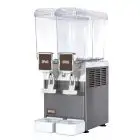 DISTRIBUTORE DI BEVANDE FREDDE - MOD. JOLLY 8/2 INOX - PER BEVANDE NON GASSATE - N. 2 BEVANDE - CAPACITA' LT 8 + 8 - Dim. cm. L 25 x P 41 x h 62 - NORMA CE