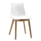 SEDIA NATURAL ZEBRA ANTISHOCK - MOD. 2805 - SCOCCA IN POLICARBONATO TRASPARENTE - TELAIO IN FAGGIO NATURALE - PER USO INTERNO - DA ASSEMBLARE - DIM. cm L 46 x P 52 x H 81 - NORMA CE