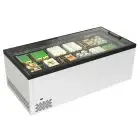 ISOLA PANORAMICA - MOD. OASI 200 AW - REFRIGERAZIONE STATICA - SBRINAMENTO AUTOMATICO - CAPACITA' Lt. 783 - TEMPERATURA +5°/-25°C - DIM. cm. L 204,4 x P 96,4 x h 82,6