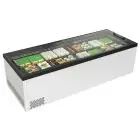 ISOLA PANORAMICA - MOD. OASI 250 MW - REFRIGERAZIONE STATICA - SBRINAMENTO MANUALE - CAPACITA' Lt. 1015 - TEMPERATURA +5°/-25°C - DIM. cm. L 254,4 x P 96,4 x h 82,6