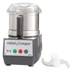CUTTER DA BANCO - Mod. R 2 - Capacità vasca in ACCIAIO INOX lt 2,9 - Capacità coperti da 10 a 20 - Potenza W 550 - Dimensioni cm L 20 x P 28 x 35h