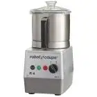 CUTTER DA BANCO - Mod. R 4 - Capacità vasca in ACCIAIO INOX lt 4,5 - Capacità coperti da 10 a 50 - 2 velocità - Potenza W 900 - Dimensioni cm L 22,6 x P 30,4 x 44h