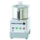 CUTTER DA BANCO - Mod. R 5 2V - Capacità vasca in acciaio inox lt 5,9 - Capacità coperti da 20 a 80 - 2 velocità - Potenza W 1500 - Dimensioni cm L 28 x P 36,5 x 51 h