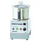 CUTTER DA BANCO - Mod. R 5 V.V. - Capacità vasca in acciaio inox lt 5,9 - Capacità coperti da 20 a 80 - Con variatore di velocità - Potenza W 1500 - Dimensioni cm L 28 x P 36,5 x 51 h