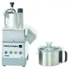 ABBINATO CUTTER E TAGLIAVERDURE PROFESSIONALE - Mod. R 502 - Capacità vasca in acciaio inox lt 5,9 - Capacità coperti da 30 a 300 - 2 Velocità - Potenza W 900 - Dimensioni cm L 38 x P 36,5 x 67 h
