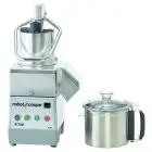 ABBINATO CUTTER E TAGLIAVERDURE PROFESSIONALE - Mod. R 752 - Capacità vasca in acciaio inox lt 7,5 - Capacità coperti da 50 a 400 - 2 Velocità - Potenza W 1800 - Dimensioni cm L 38 x P 35 x 70 h