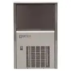 Fabbricatore di ghiaccio a cubetti pieni ad aria Kg 22 ad acqua Kg 24 Icetech SS 25